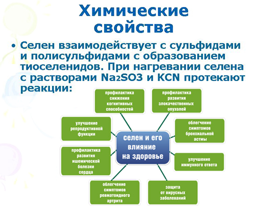 Селен в организме человека