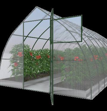 Серия теплиц надежда: характеристика и правила установки