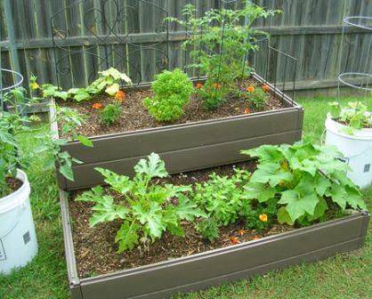 Сооружаем многоярусные грядки