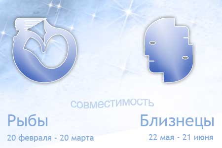 Совместимость мужчин рыб и близнецов женщин по гороскопу