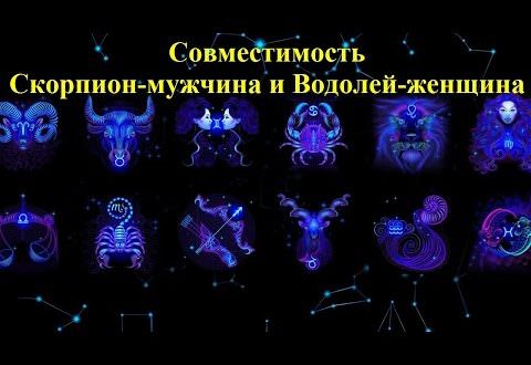 Совместимость водолея и скорпиона — причины конфликтов