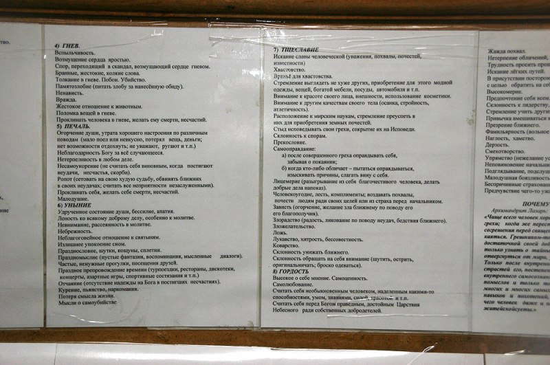 Список православных грехов для женщины и подготовка к исповеди