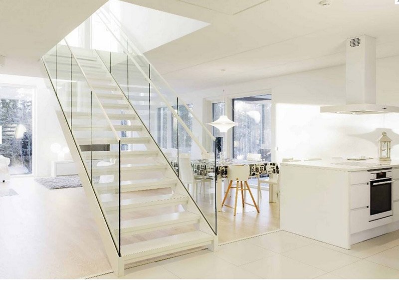 Стеклянные лестницы в дизайне современного дома