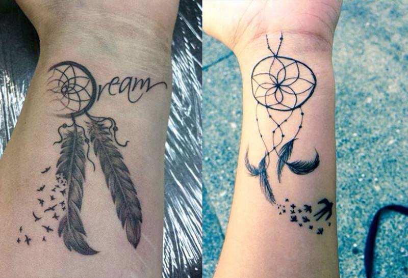 Тату с изображением ловца снов: на какое место лучше набить?