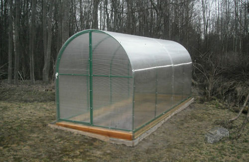 Теплица с открывающейся крышей «матрешка»