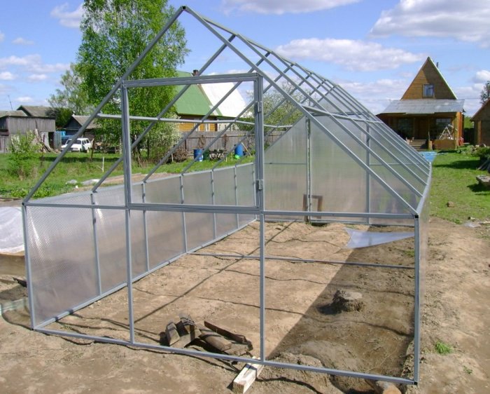 Теплицы из оцинкованного профиля