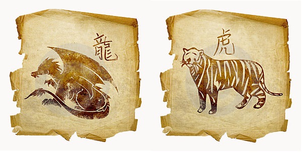 Тигр и дракон — совместимость мужчины и женщины в любви