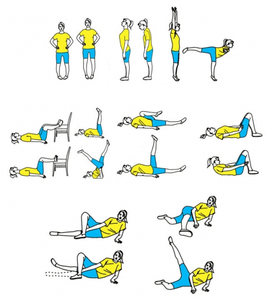 Упражнения при варикозе нижних конечностей: гимнастика, зарядка на работе, лечебная физкультура (лфк)