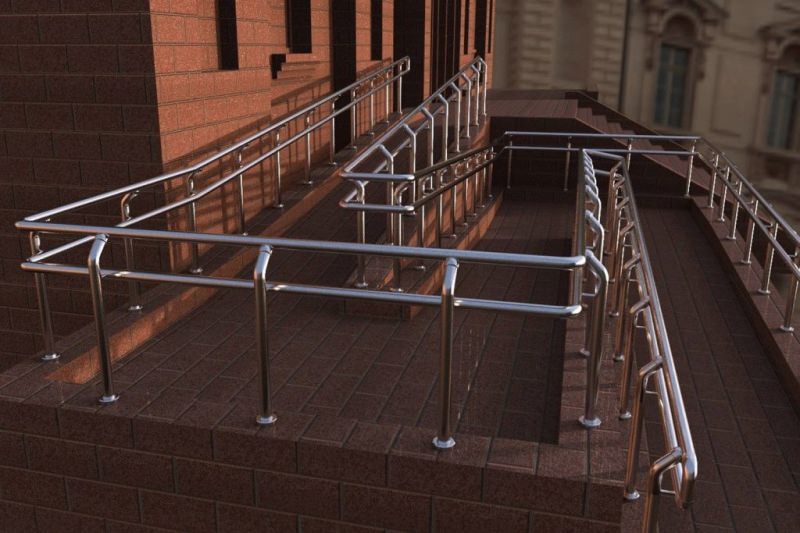 Установка пандуса для инвалидов, требования к конструкции и эксплуатация