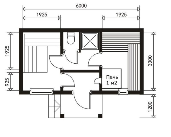 Варианты проекта бани 6 на 3: рассматриваем в деталях – всё о банях
