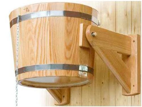 Ведро обливное для бани: деревянное банное ведро для обливания в сауне своими руками – всё о банях