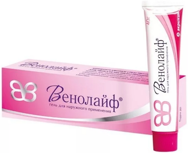 Венолайф (гель) при варикозе – инструкция по применению, отзывы, аналоги, форма выпуска, побочные действия, противопоказания, цена