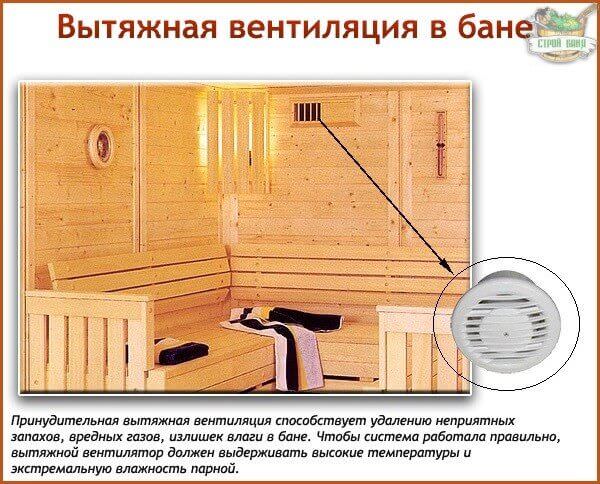 Вентиляция в бане: схема устройства вытяжки в парилке, как сделать в парной русской бани приточную отдушину своими руками – всё о банях