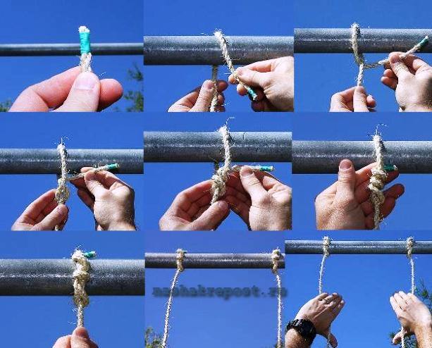 Веревочная лестница своими руками: варианты изготовления