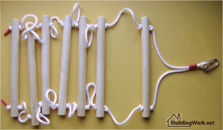 Веревочная лестница – удобство, простота и надежность