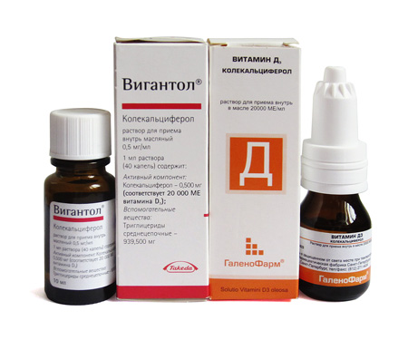 Витамин д детям до года