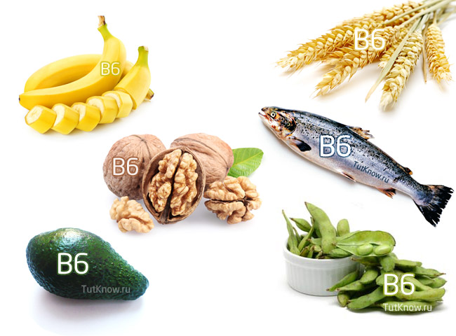 Витамин в6 в каких продуктах