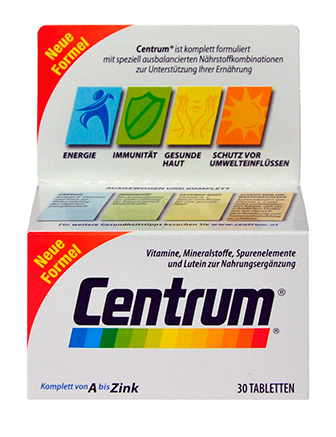 Витамины центрум инструкция по применению