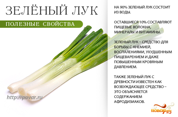 Витамины в зеленом луке