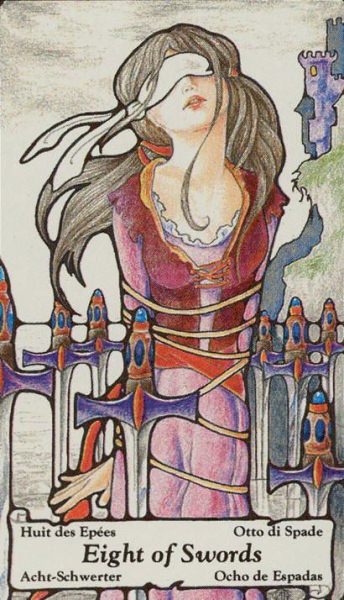 Восьмерка Мечей Таро: символизм карты, ее значение в отношениях