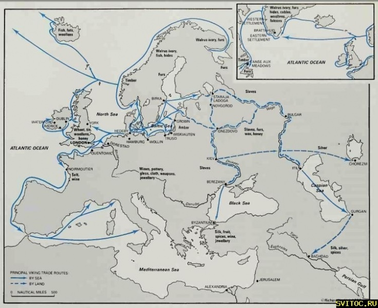 Восточная европа в x в. («племена», пути, предгородские центры) — история России
