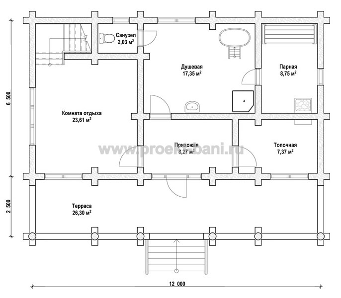 Выбираем проект бани с купелью – всё о банях