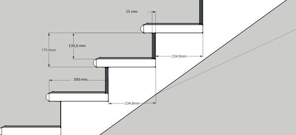 Забежные ступени: особенности конструкции и оптимальные размеры