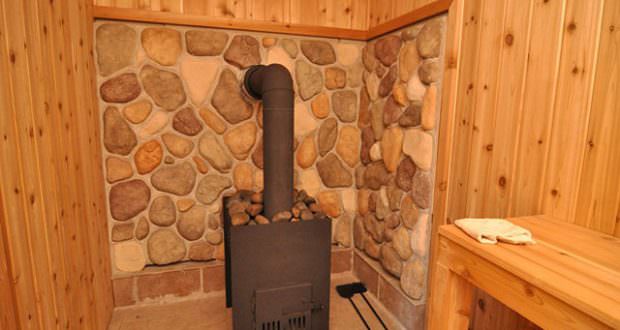 Защита стен бани от жара печи: минеритовые плиты, отделка железной печи, изоляция от стен, чем отделать, обшить ограждение, минерит для теплоизоляции – всё о банях