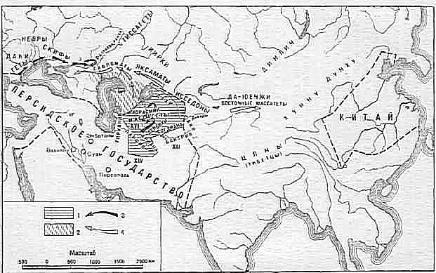Земледельческие области и кочевые племена средней азии в 7-4 вв. до н. э. — история России