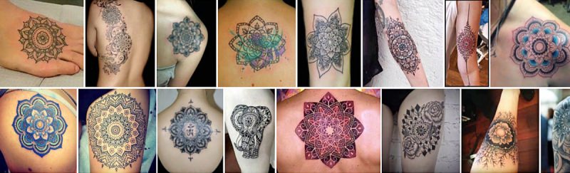 Значение интересной и мистической татуировки Мандала