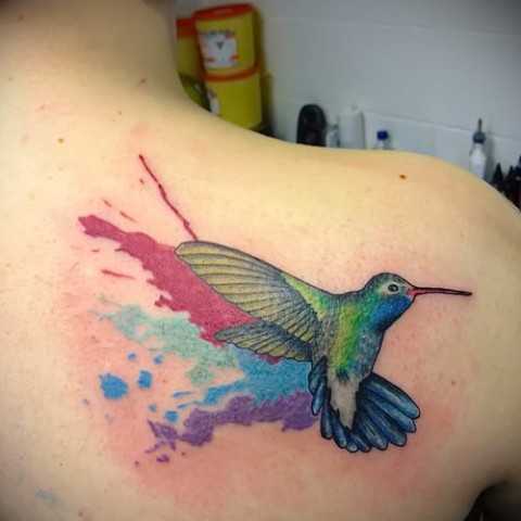 Значение, которым обладает красочное тату с колибри — символика, кому подходит