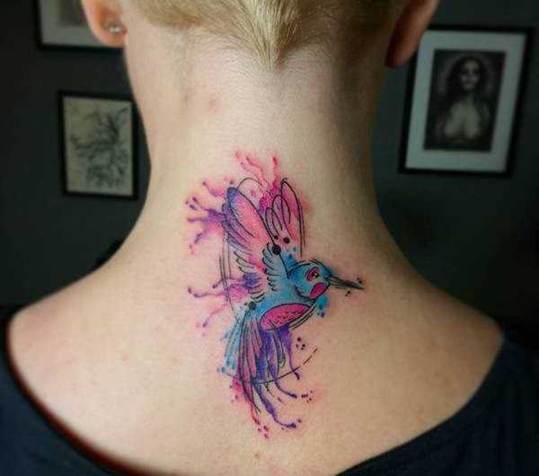 Значение, которым обладает красочное тату с колибри — символика, кому подходит