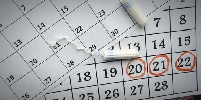 Значение месячных по числам, дням недели и времени суток