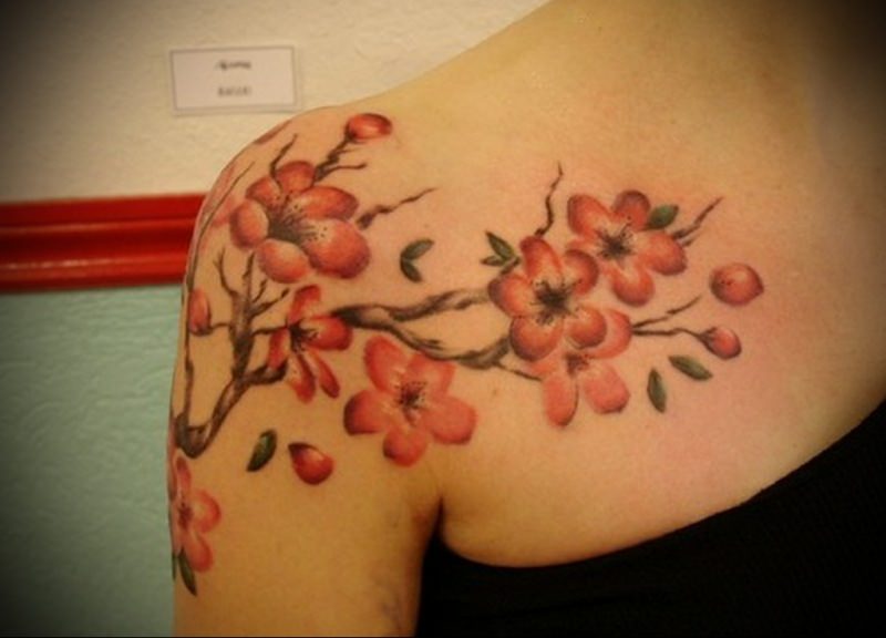 Значение нежного и красивого тату сакуры — что символизирует и кому подходит