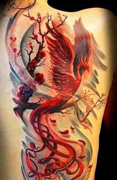Значение, присущее тату величественного Феникса