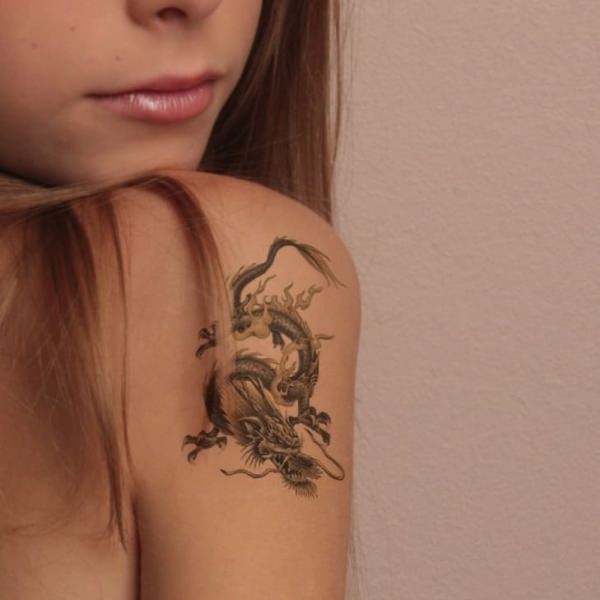 Значение тату Дракон — происхождение, символика, кому подходит