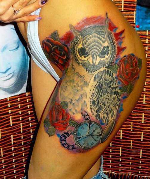Значение тату сова: расшифровка у парней и девушек