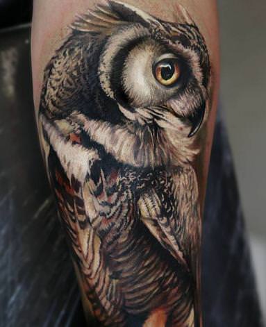 Значение тату сова: расшифровка у парней и девушек