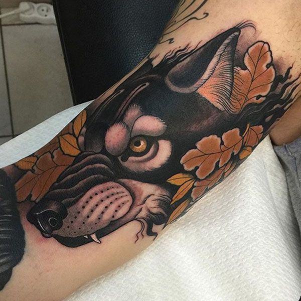 Значение тату волка — для девушек и мужчин