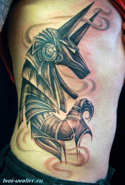 Значение загадочного и мистического тату Анубиса