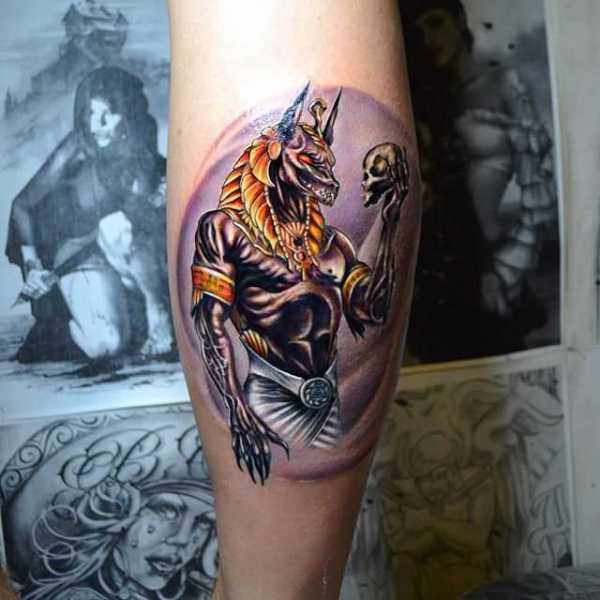 Значение загадочного и мистического тату Анубиса