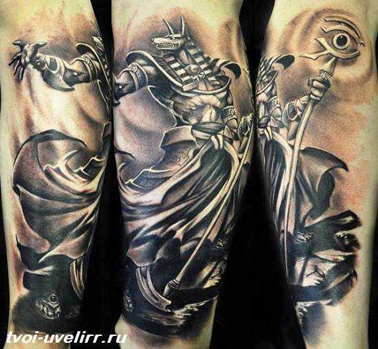 Значение загадочного и мистического тату Анубиса