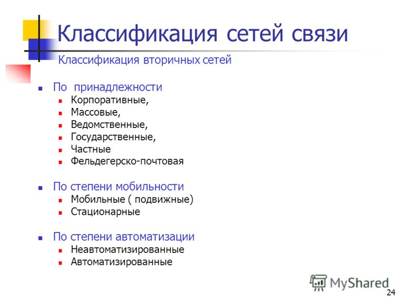 Ведомственные сети связи