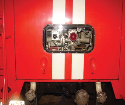 Внешний динамик радиостанции. установка в насосном отсеке.