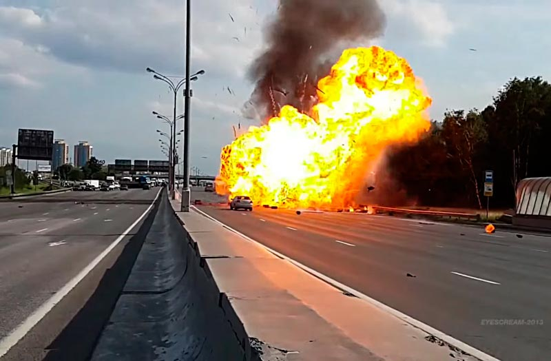 Взрыв на транспорте