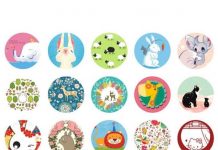 Разновидности круглых наклеек