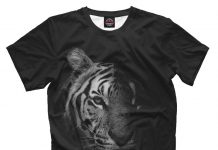 Стильные футболки с изображением диких кошек