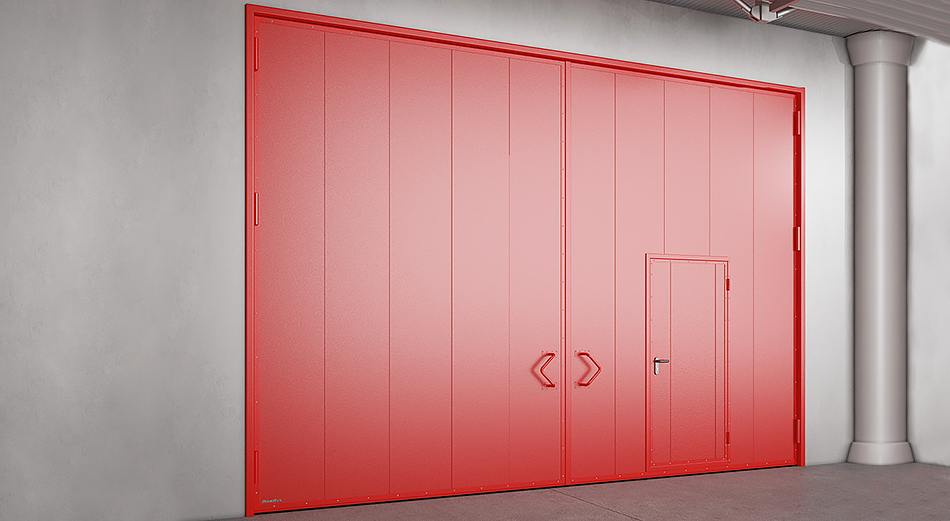 Противопожарные ворота: назначение и виды