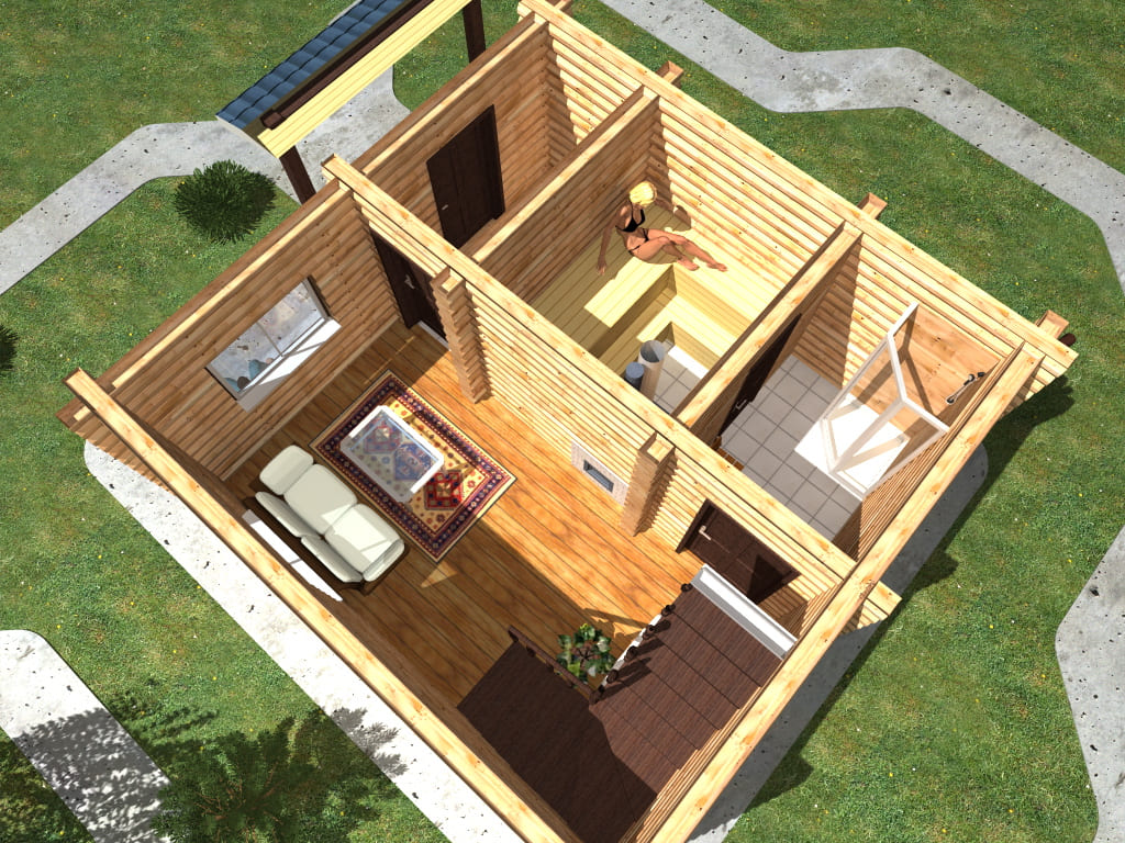 Проекты домов бань: виды, преимущества и особенности проектирования