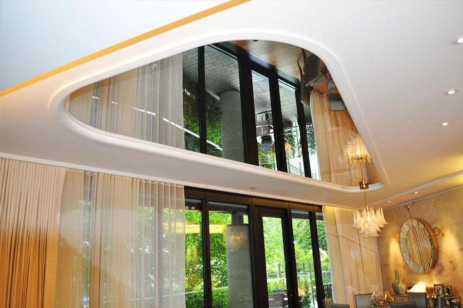 Натяжные потолки - создаем эксклюзивный интерьер